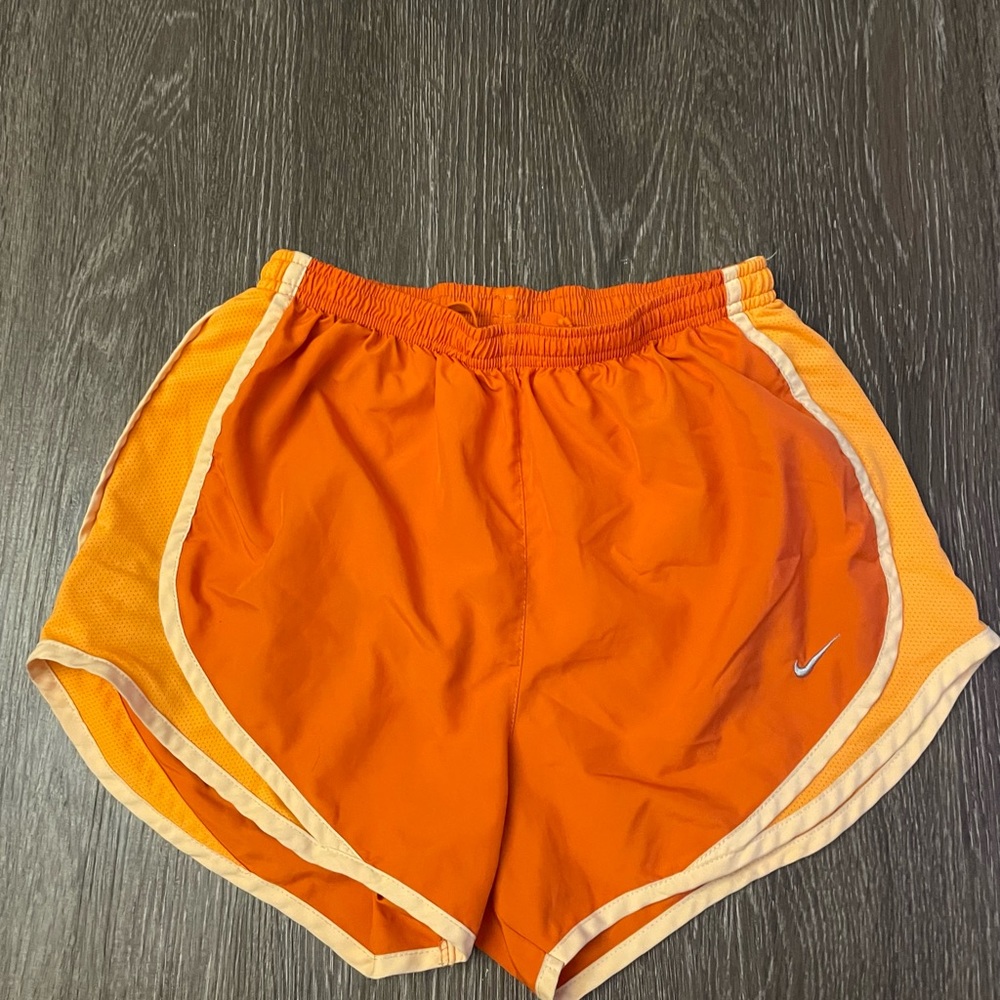 Orange Nike Running Shorts